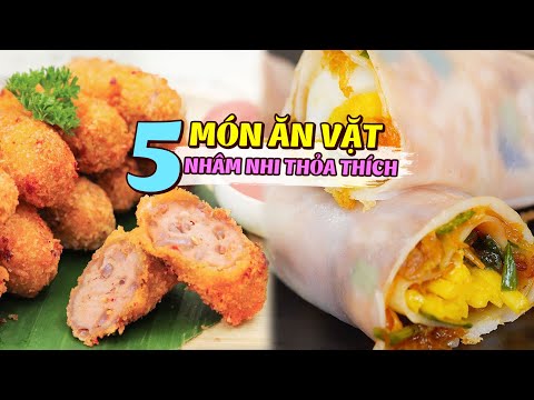Top 5 Món Ăn Vặt Thơm Ngon, Nhâm Nhi Thỏa Thích | Feedy Món Ăn Ngon