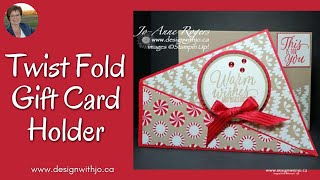 Twist Fold Gift Card Holder