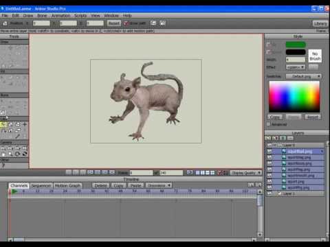 Anime studio pro как сделать кости