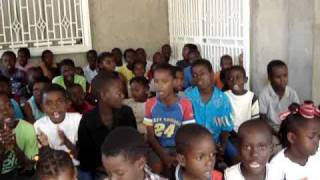 Jacmel Haiti The Children Singing Christ Love Tabernacle
