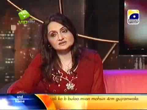 Singer Shazia Khushk & M Tauseef in The Sahir Show on Geo Tv...