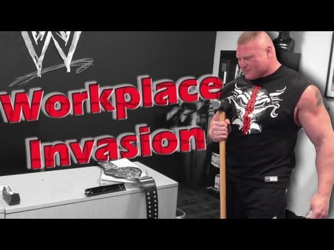 Paul Heyman reveals footage of Brock Lesnar's workplace invasion at WWE headquarters: Raw, May 6, 20 Paul Heyman reveals footage of Brock Lesnar's workplace invasion at WWE headquarters: Raw, May 6, 20
