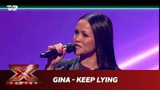 Gina singing ’Keep Lying' - Donna Missal (Live) | X Factor 2019 | TV 2