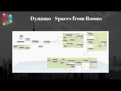 Dynamo | Spaces from Rooms | BIM Coordination