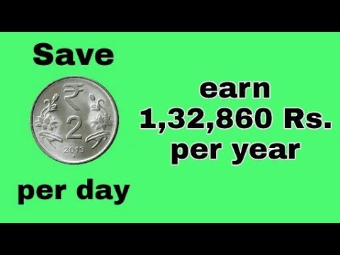 2 Rupees Saving Chart