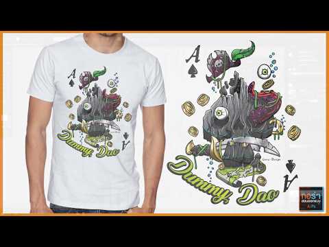 ออกแบบลายเสื้อ ด้วย illustator by อ.กอร่า