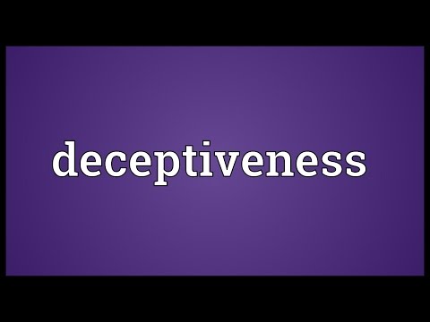 Header of deceptiveness