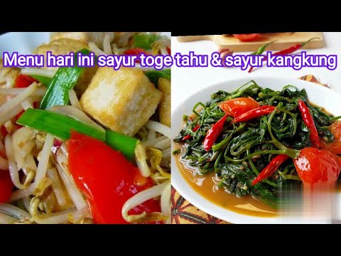 KEGIATAN PAGI INI BELANJA SAYUR KANGKUNG TOGE DAN TAHU UNTUK MENU MAKAN SIANG