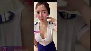 Bigo-Live,,,,Tante Pramugari Bugil Sambil Colmek