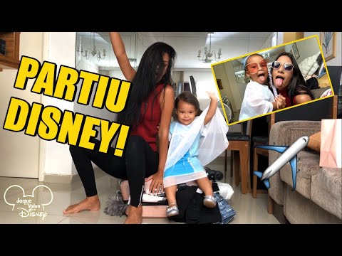 ARRUMANDO AS NOSSAS MALAS PARA DISNEY! ft VALENTINA SOBRINHO