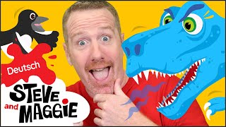 Eine Lustige Dinosaurier Geschichte Für Kinder Mit Steve Und Maggie Deutsch