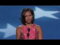 First Lady Michelle Obama's Remarks at the 2012 Democratic National Convention - Full Speech