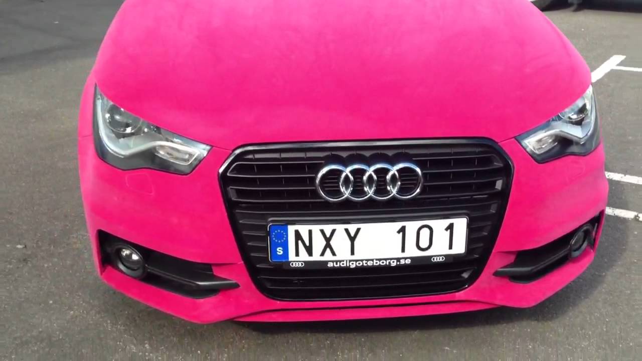Velvet wrap! Audi A1 by Folie & Papper AB - YouTube