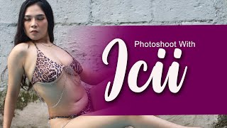 Photoshoot with ICII alias BLURAH | Model cantik yang gak ada obat