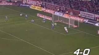 Olympiakos Uefa Cup 20082009 All The Goals In Karaiskaki