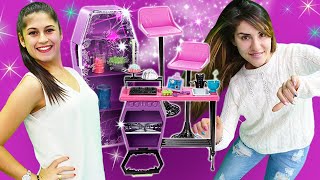 Oyuncak Ev Düzeltme Oyunu. Ayşe Monster High Kantini Için Ümitten Yeni Eşya Alıyor