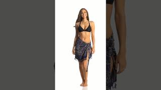 Batik Bali Navy Mini Sarong Swimoutlet