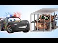 Disney Cars 3 Lightning McQueen Police Funny Baby Learn Colors with Fingers Family Baby Songs