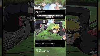 The Moment Kakashi Was Proud Of Naruto
