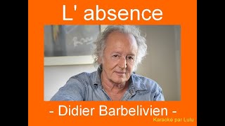 Watch Didier Barbelivien Labsence video