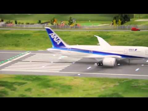 ANA (All Nippon Airways) Boeing 787 model taking off