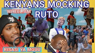 Funny As Kenyans Continue Mocking Ruto By Creating Shoot Legs Meme