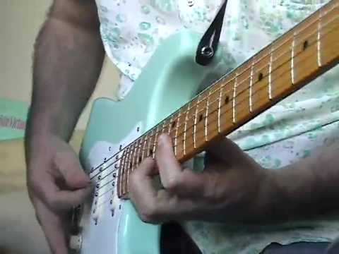 shadowin' on my surf green strat