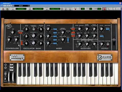 Le Minimoog V dArturia 1/10