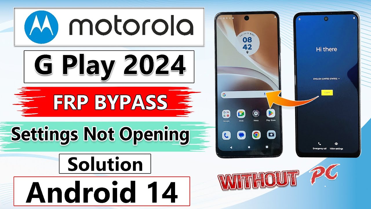 Motorola G Play 2024 Frp Bypass Android 14 Settings Not Motorola G Play 2024 Frp Bypass Android 14 Settings Not