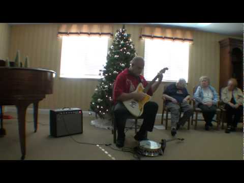 Squier Mascis Jazzmaster - Malaguena  at "Hillsdale Atria Senior Living" - 12 - 21 - 2011