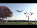 Private Boeing 737-700 landing at LAX