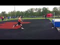 Slow motion high jump 5 10