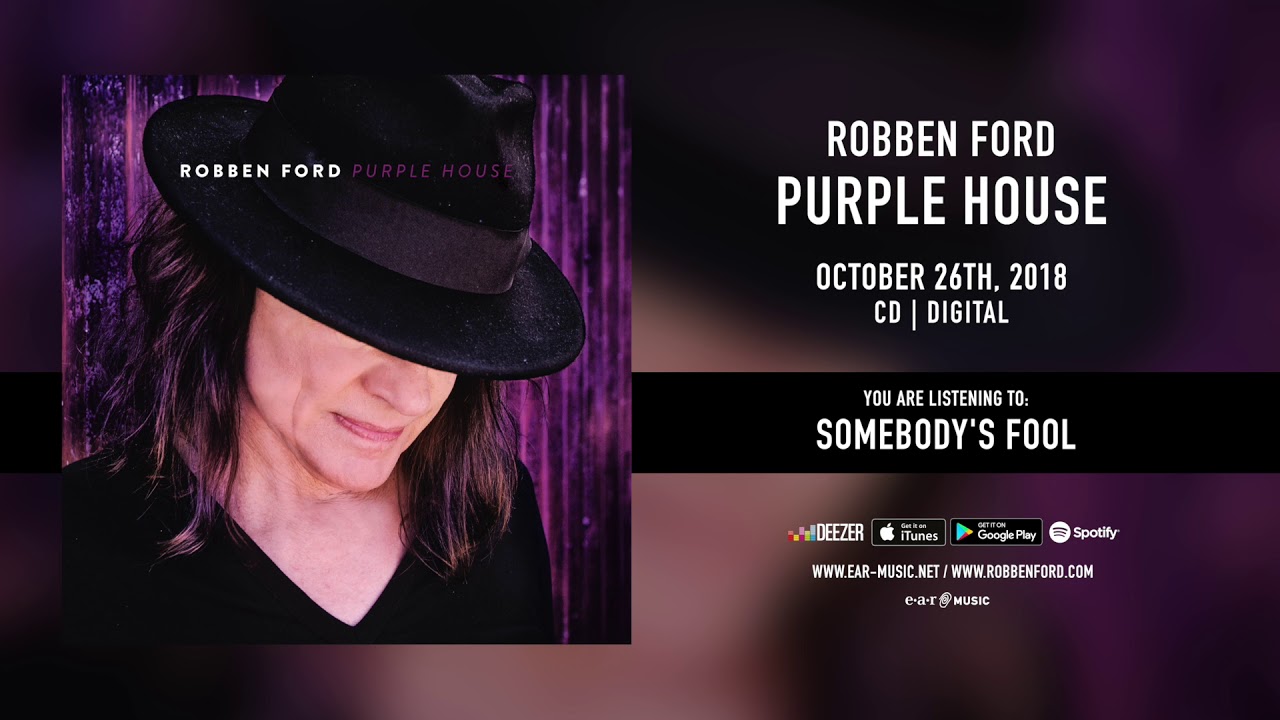 Robben Ford -  "Somebody's Fool"の試聴音源を公開 新譜「Purple House」2018年10月26日発売 thm Music info Clip