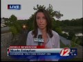 Train reportedly hits pedestrian