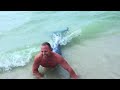 Merman Chris: Fun Beach Play Day In The Waves (Behind The Scenes Merman Performer)