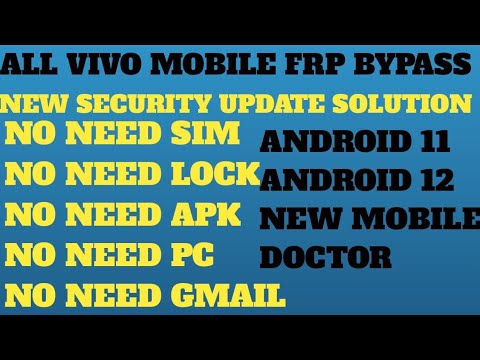 Vivo Mobile New Update Frp NO sim No lock NO Apk | Vivo Mobile New Update Frp NO sim No lock NO Apk |