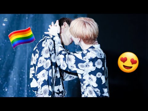 KPOP IDOLS GAY MOMENTS (BTS,MONSTA X,EXO,IKON,STRAY KIDS,KNK,14U, NCT AND MORE) #1