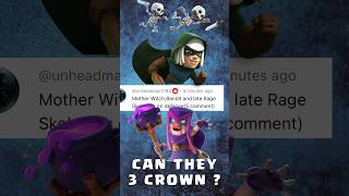 Can Mother Witch And Bandit 3 Crown Agains Skeleton As A Defence ?