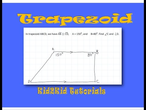 Trapezoids | Geometry | Kid2Kid Tutorials