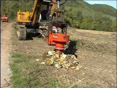 Rotor Excavator Hydro stump cutter