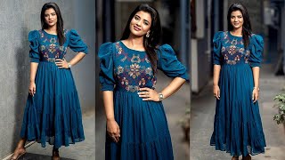 Aishwarya Rajesh In Georgette Gown Alltime Outfits
