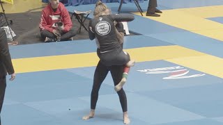 Women's Nogi Jiu-Jitsu California Worlds 2019 D021B Black Belts Amanda Loewen Win