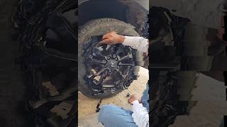 Scorpio N Alloy Wheels Black Wrap..