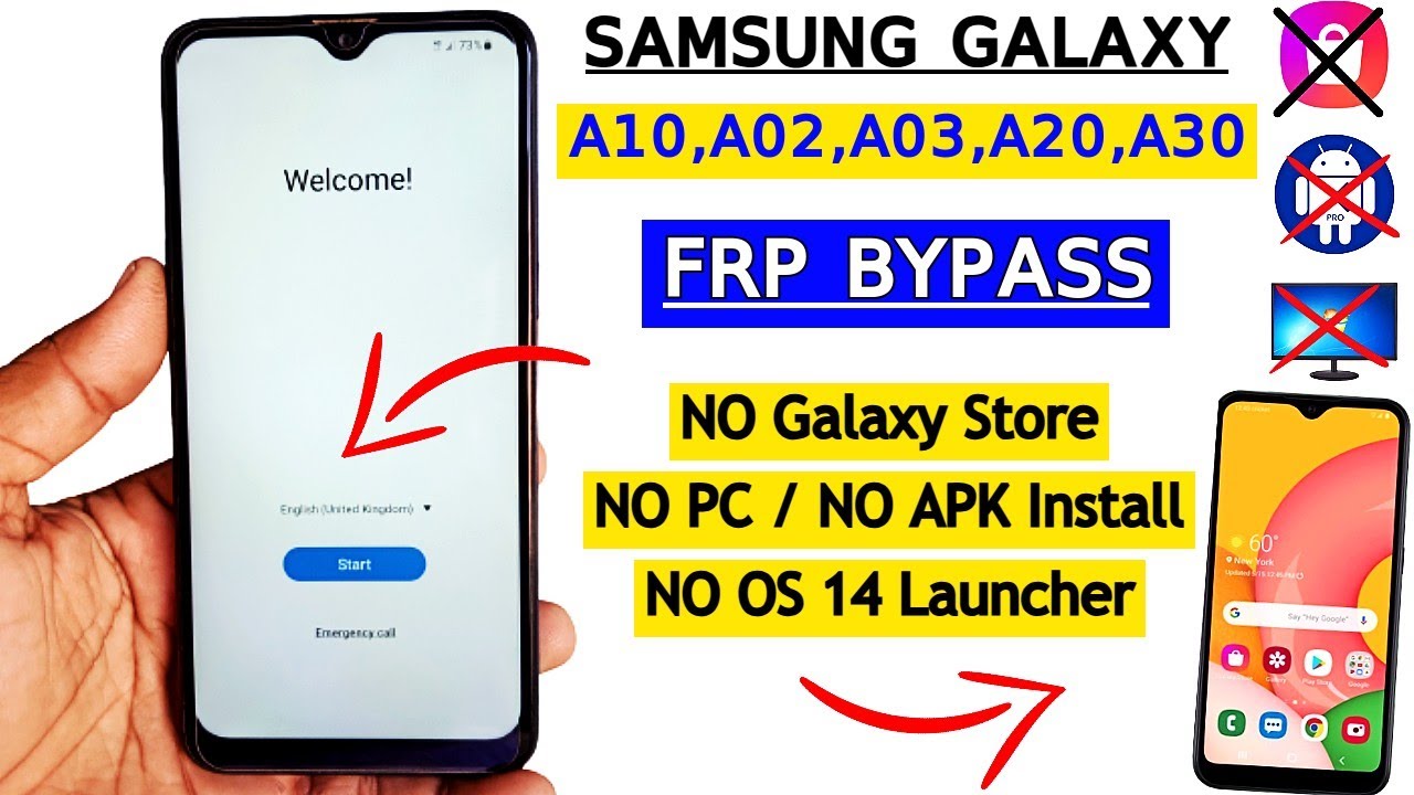 Samsung A10/A02/A03/A20/A30 Frp Bypass Android 11 | No Samsung A10/A02/A03/A20/A30 Frp Bypass Android 11 | No