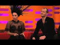 Jude Law tries to avoid getting hit by Lady Gaga's hat - The Graham Norton Show: Episode 5 - BBC One