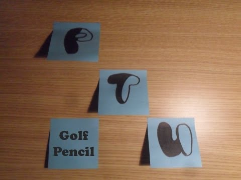 How to Pick Up a... Sharpened Golf Pencil