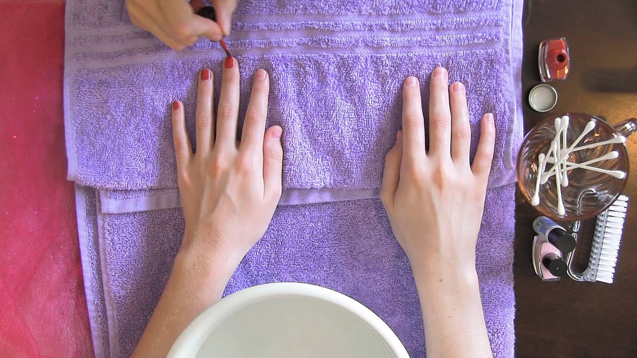 Long nails massage