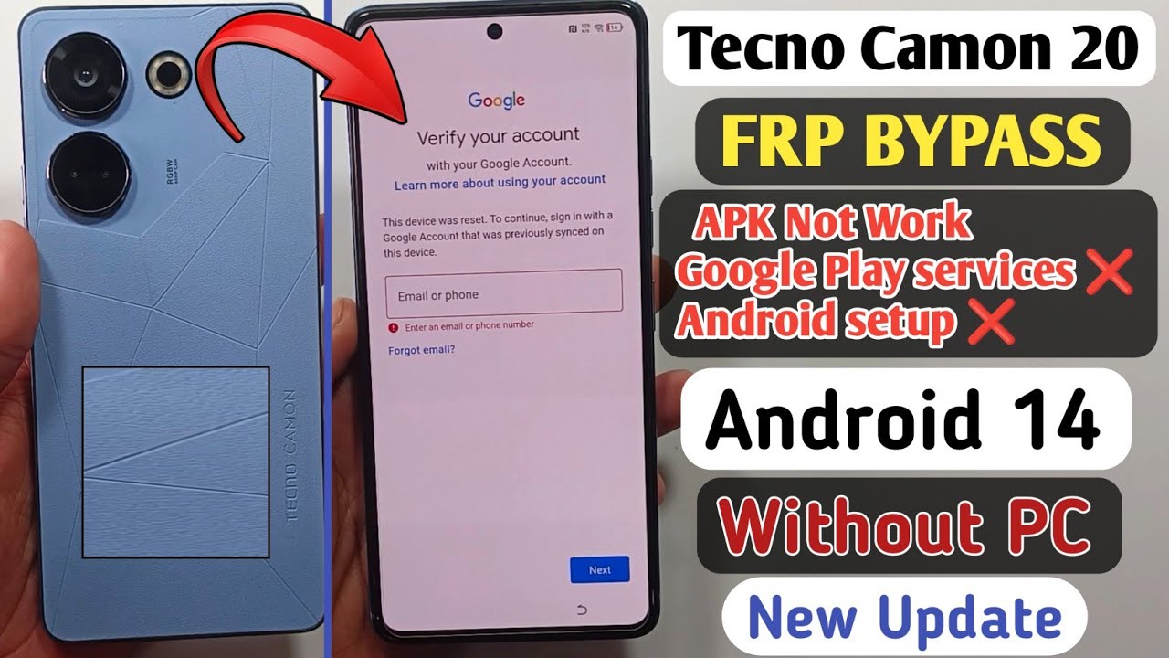 Tecno Camon 20 FRP Bypass Android 14 | Tecno Camon 20 Tecno Camon 20 FRP Bypass Android 14 | Tecno Camon 20