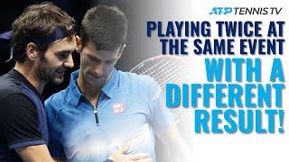 When Tennis Players Play Twice At The Same Event With A Different Result! 🔄 | Nitto ATP Finals
