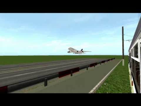 Падение самолёта в Trainz Railroad Simulator 2010